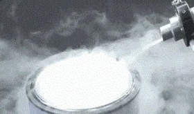 當干冰碰上液氮的會發生什么